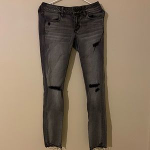 American Eagle Super Stretch Grey Jeggings